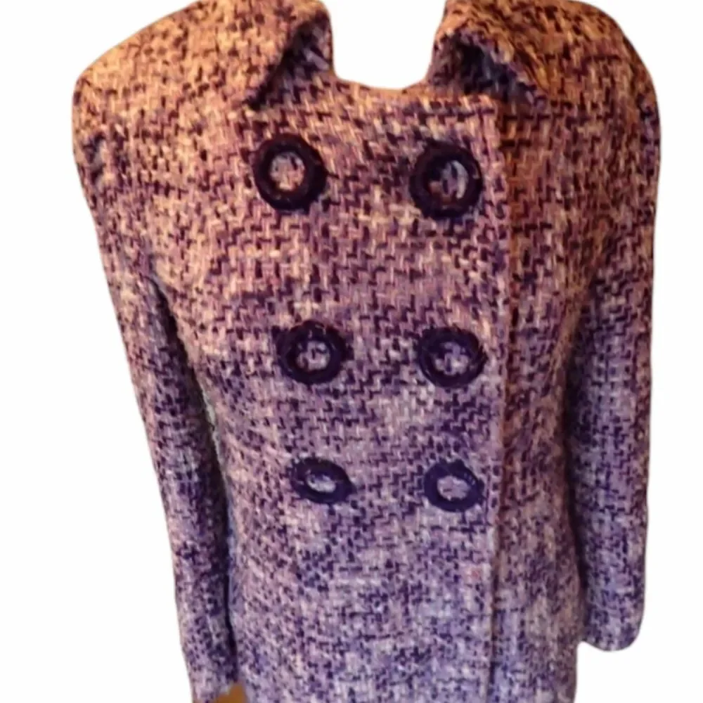WELL LOVED Wet Seal Purple Peacoat - L